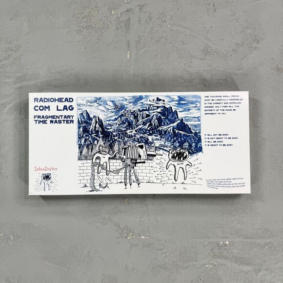 NEW Radiohead - Com Lag Fragmentary Time Waster 100pc Jigsaw Puzzle